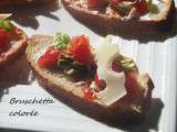 Bruschetta colorée