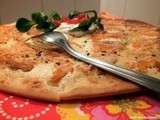 Pizza au saumon