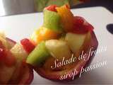 Salade de fruits-sirop passion