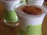 Verrine avocat-chorizo-chèvre