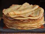 Crêpes aux zestes d’orange