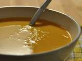 Velouté de butternut au lait de coco
