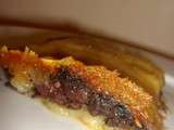 Boudin noir Parmentier aux poires