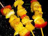 Brochettes de St Jacques au safran
