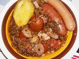 Lentilles aux 3 saucisses