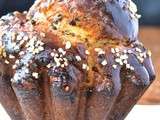Brioche chocolat canneberge et zeste de clémentine