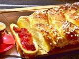 Brioche tressée à la fleur d’oranger