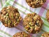 Muffins gâteau aux carottes au son d’avoine