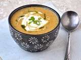 Soupe turque au boulgour, aux lentilles corail et à la menthe