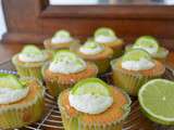 Cupcakes noix de coco et citron vert