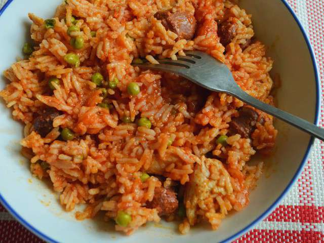 Riz Merguez Petit Pois Hannah Lee