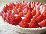 Croûte aux fraises et à la rose : Chez Gudule et Brian