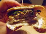 Blinis burger de saumon - pangasius aux courgettes grillées: apéro entrée ou plat