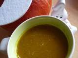 Soupe de potimarron-courgette pour Halloween 2012