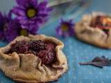 Galettes aux mûres et au basilic et un St-Valentin pourpre