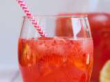 Limonade aux fraises
