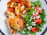Poulet à la grecque au four