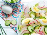 Salade de pommes de terre à la sauce de tahini