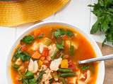 Soupe de morue aux tomates
