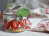Tiramisu fraises & basilic