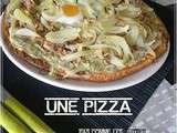 Pizza au Thon avec une galette de son d'avoine et de blé {Recette type régime Dukan}