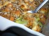 Courgettes gratinées, façon crumble rapide