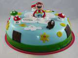 Gâteau 3D: Mario Bros