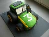 Gâteau 3D: Tracteur (tractor)