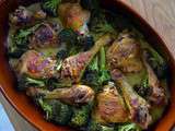 Cuisses de poulet au gorgonzola et brocoli