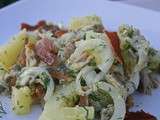 Salade de maquereaux et bacon