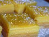 Shortbreads au lemon curd (recette facile de carrés au citron)