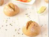 ☆ Calendrier de l'avent : 1 surprise par jour ☆ Jour 5 : Petits pains aux zestes de citron et à la fleur de sel aux algues