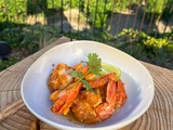 Crevettes grillées au saté maison, Tous en cuisine recettes d'été avec Cyril Lignac