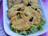 Galettes fines à la farine de pois chiche, épice et olives... (La légumerie, atelier au Festival Lyon zéro déchet à Rillieux)