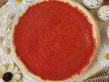 Tarte miroir aux fraises et sa pâte sablée à la poudre d'amande de Cyril Lignac