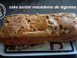 Cake surimi et macedoine de legumes