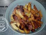 Pommes de terre chorizo au cookeo