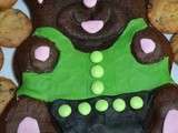 Brownie ourson, pur chocolat ( gâteau d'anniversaire enfant)