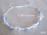 Collier spécial Pierre de Lune et autres, pour ma Laurane