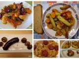 Petits Potins simples et sains: Autour des légumes et Chorizo à l' Actifry