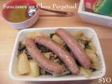 Saucisses au Chou Perpétuel et pommes de terre
