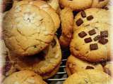 Cookies américains fourrés au Nutella ou caramel