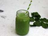 Green smoothie ou le smoothie aux fruits et légumes verts pour se remettre en forme