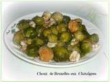 Choux de Bruxelles aux châtaignes