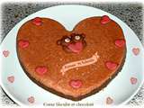 Coeur biscuité et chocolaté