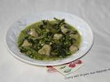 Curry vert de porc aux légumes verts