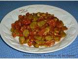 Fèves mijotées au jambon et au chorizo