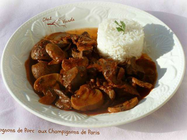 Recettes de Rognons de porc
