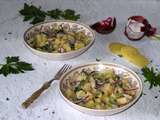 Salade parmentière au hareng et au céleri