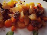 Haché de boeuf pommes de terre et carottes au Cookeo